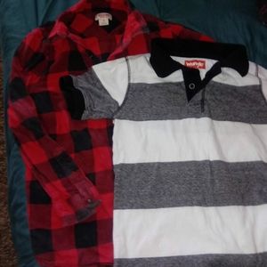 Size small boys shirts